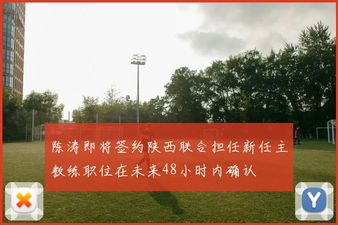 陈涛即将签约陕西联合担任新任主教练职位在未来48小时内确认